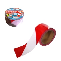 Лента сигнальная 50ммx100м, красно-белая, «Maximum» (2492)