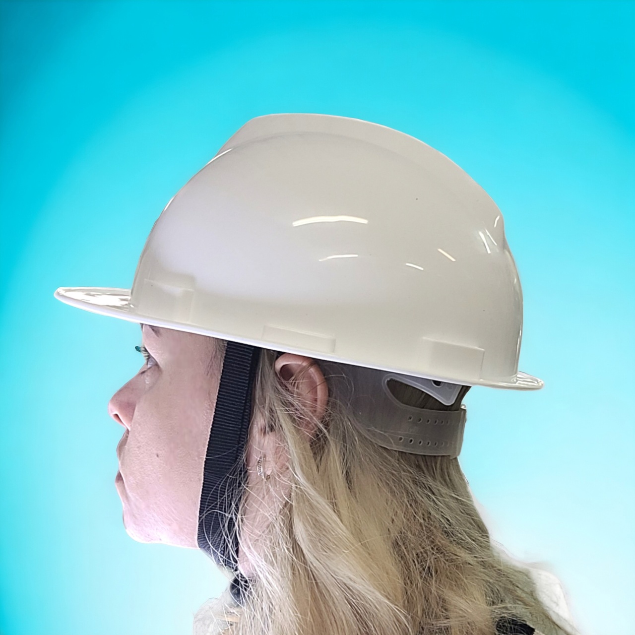 Каска защитная строительная, белая (2130) оптом